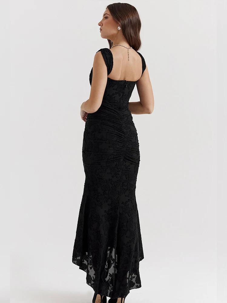 JULISSA MO Sleeve Less Backless Evening Long Dress