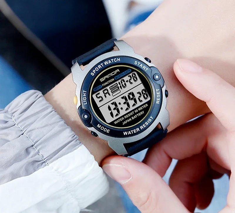 Women Fashion Casual Waterproof LED Digital Watch