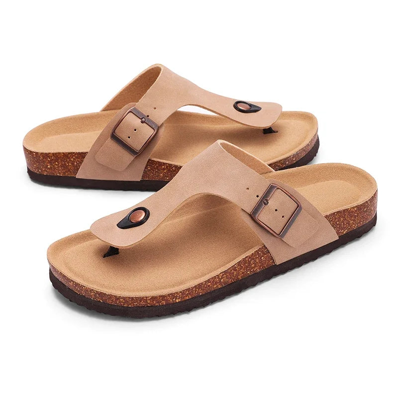 Damenmode Clogs Hausschuhe mit Korksohle