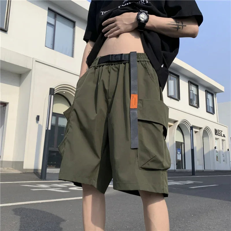 Herren Funktionelle Cargo Shorts Baggy Sweatpants Y2K Streetwear
