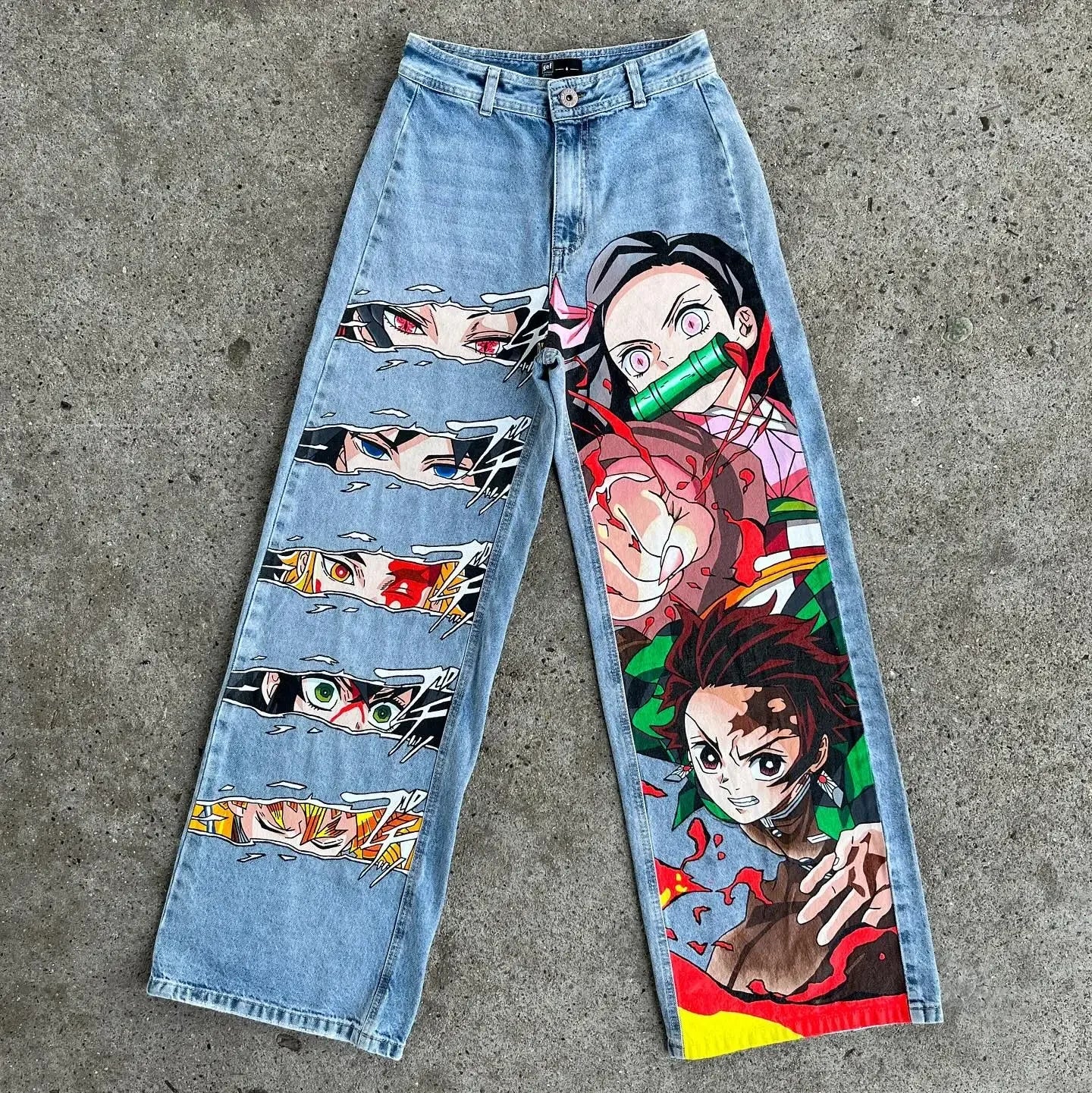 Herren Streetwear Vintage Pärchenhose