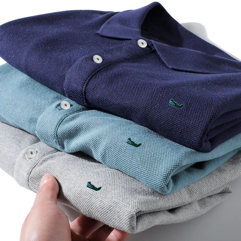 100% Cotton Men's Summer Short Sleeves Polo