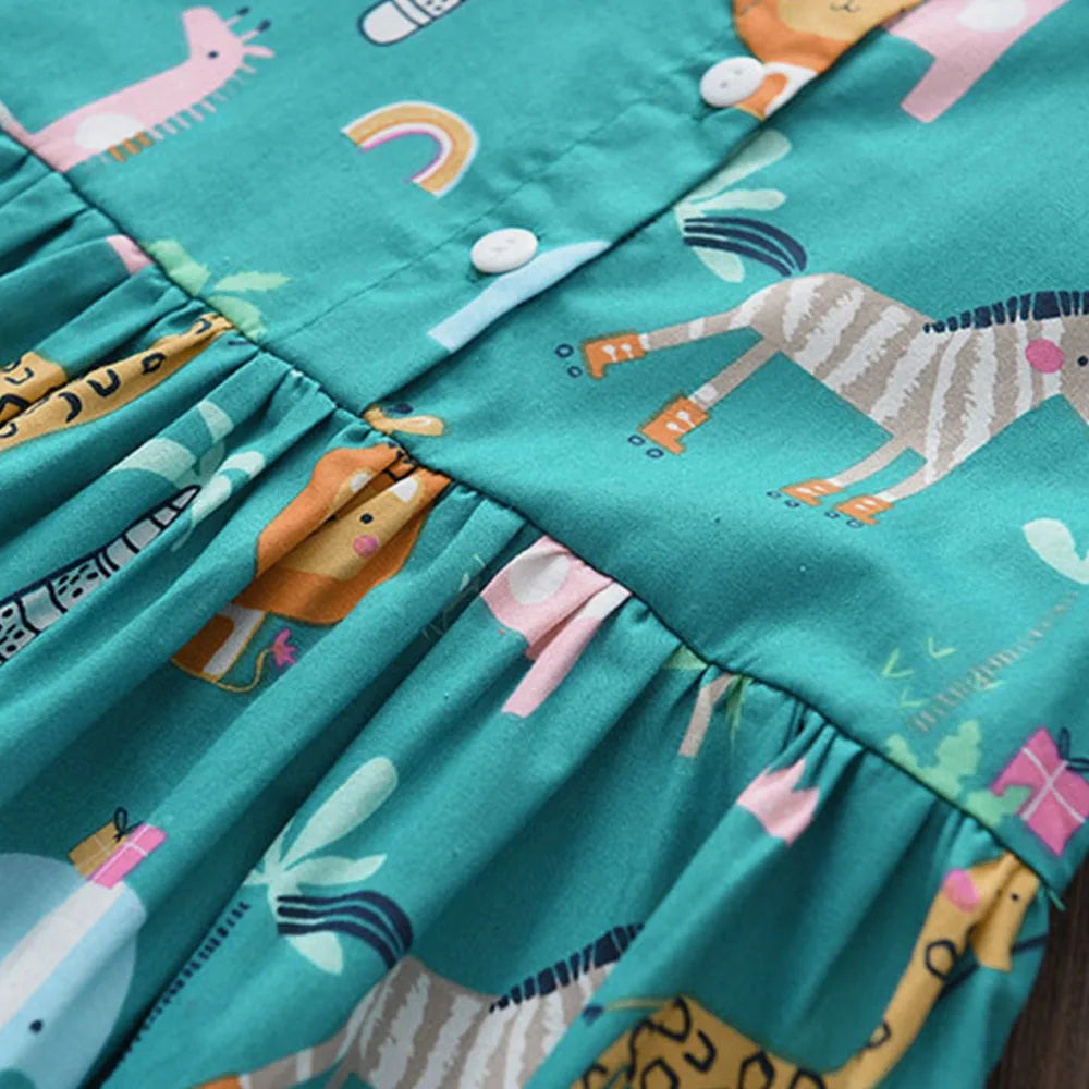 Summer Floral Toddler Kid Party Clothes