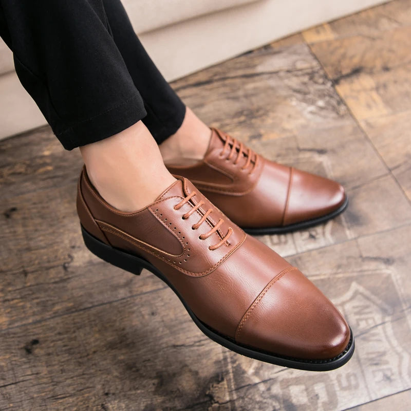 Herren Freizeit Derby Business Abendschuhe