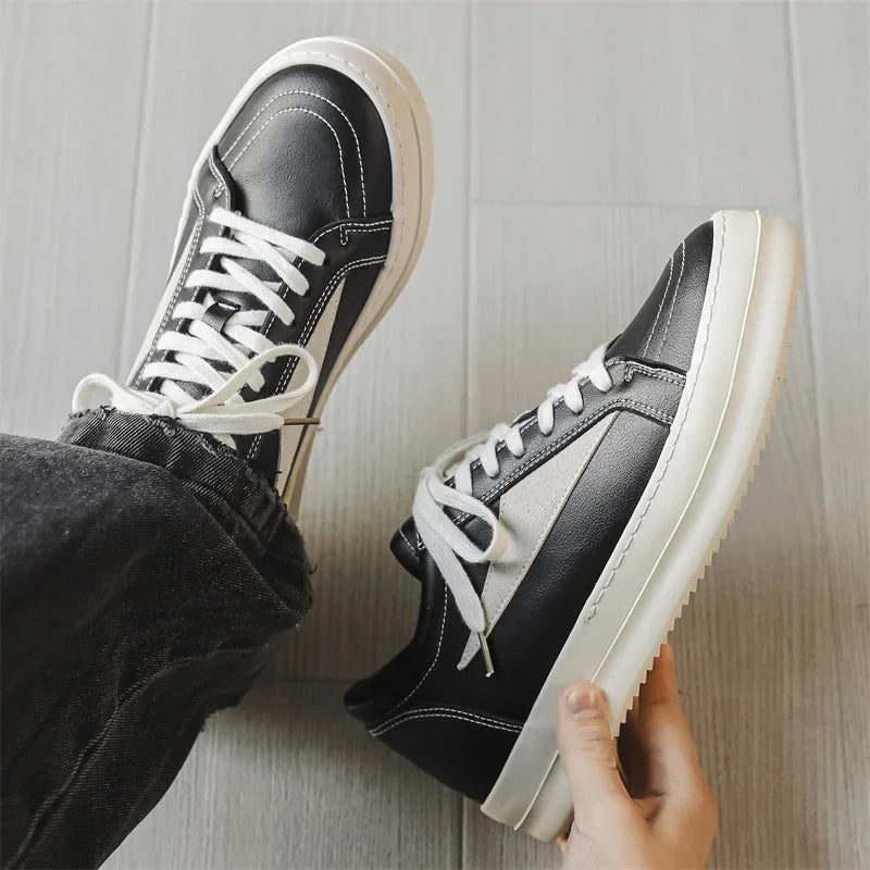 Outdoor Ricks Black Canvas Low Top Shoes