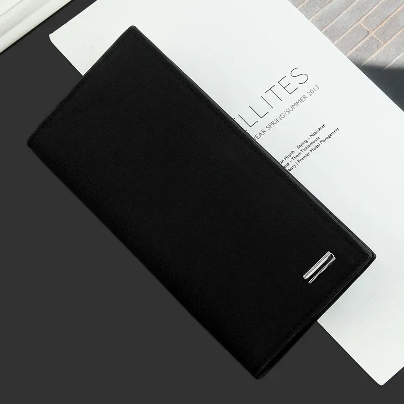 Lässige lange, dünne Clutch aus Segeltuch für Männer