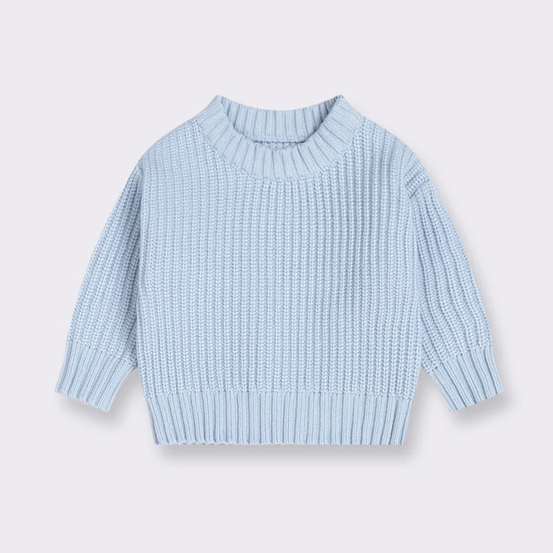 Kids Cotton Soft Winter Long Sleeve Pullover Tops