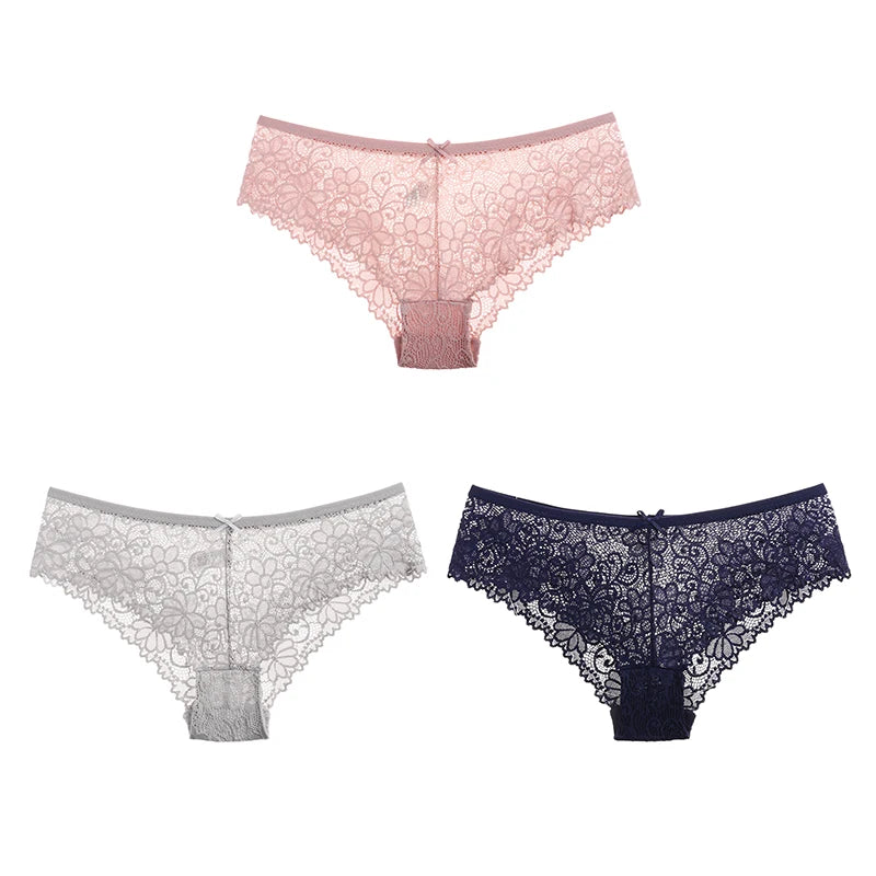 Women Briefs Sexy Full Lace Panties