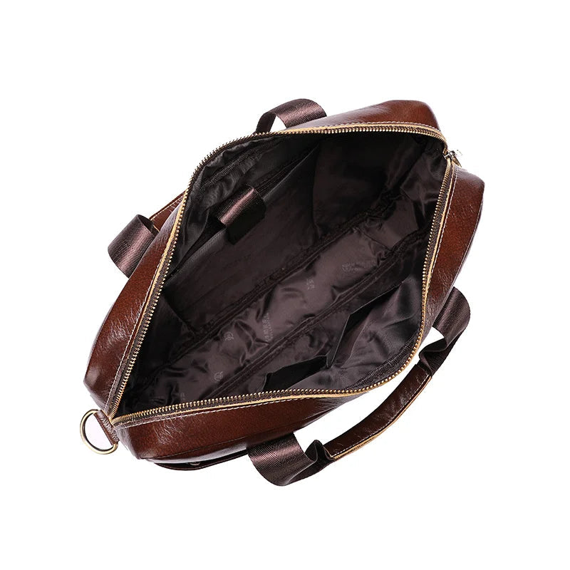 Herren Laptop Aktentasche Aktentasche Arbeit Business Reisetasche