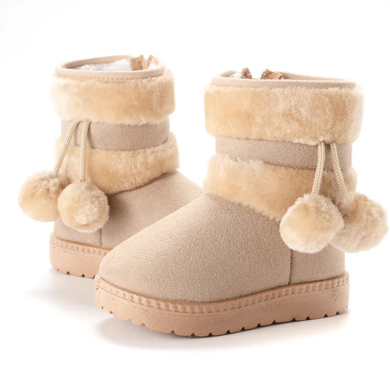 New Girls Winter Comfortable Thick Warm Boots