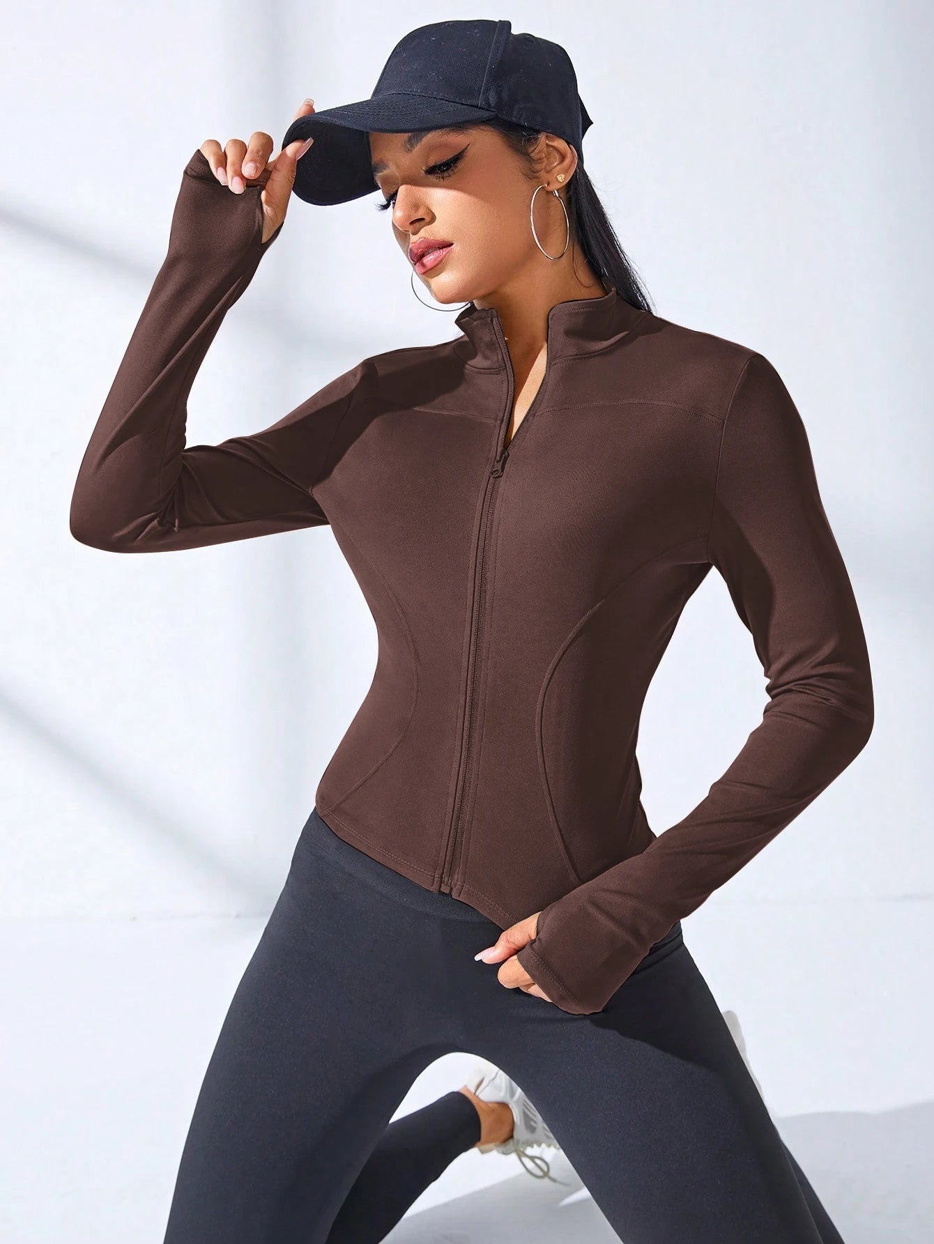 New Body Sculpting Zipper Yoga Jacket