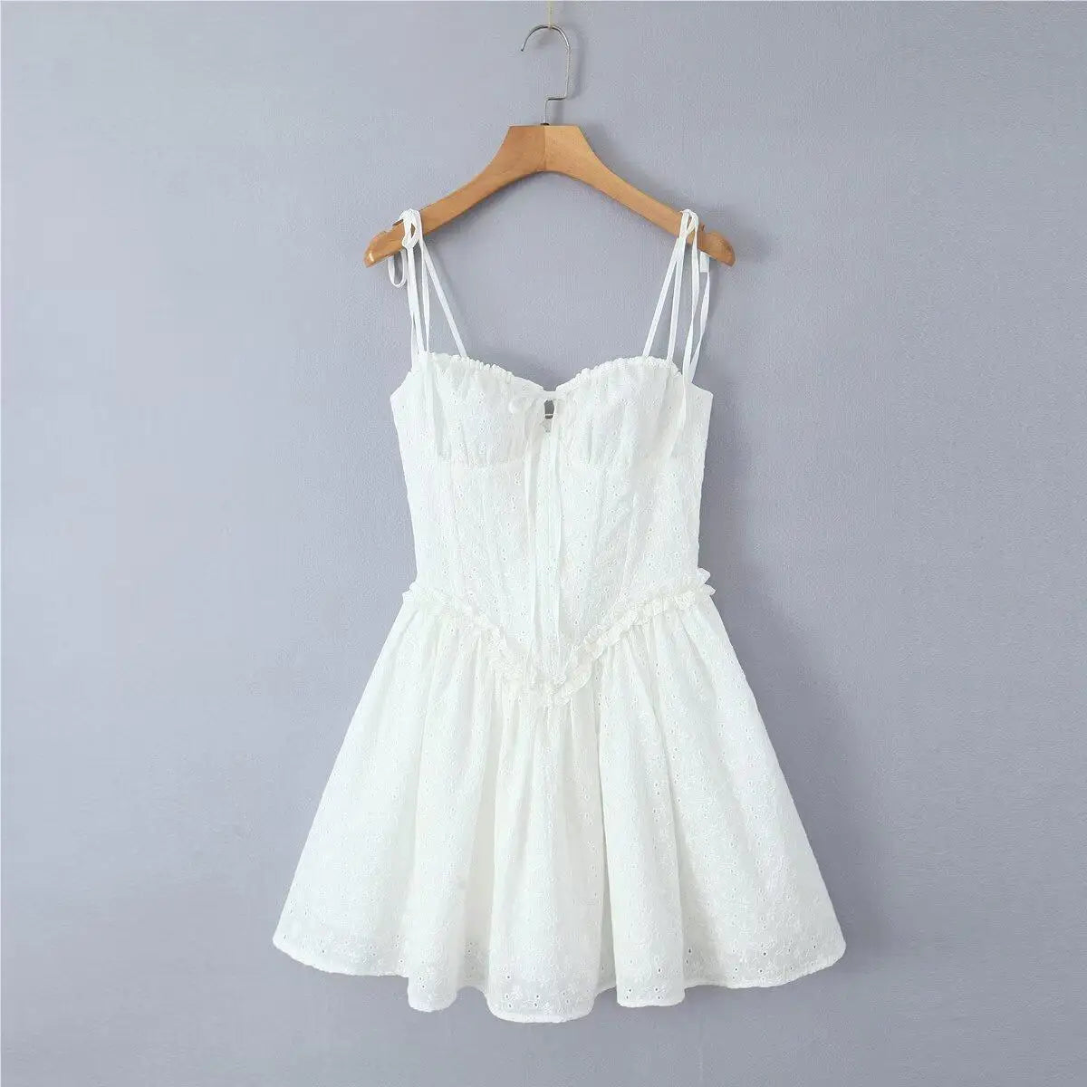 Summer Korean Fashion Ruffle Dress