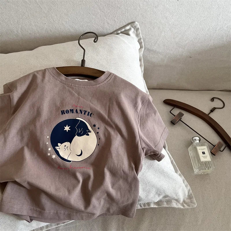 Summer Cute Cartoon Kids T-Shirts