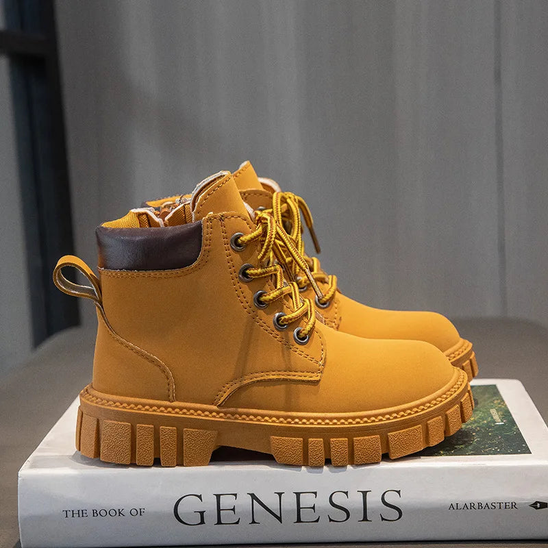 New Fashion Boy Girl Short Boots
