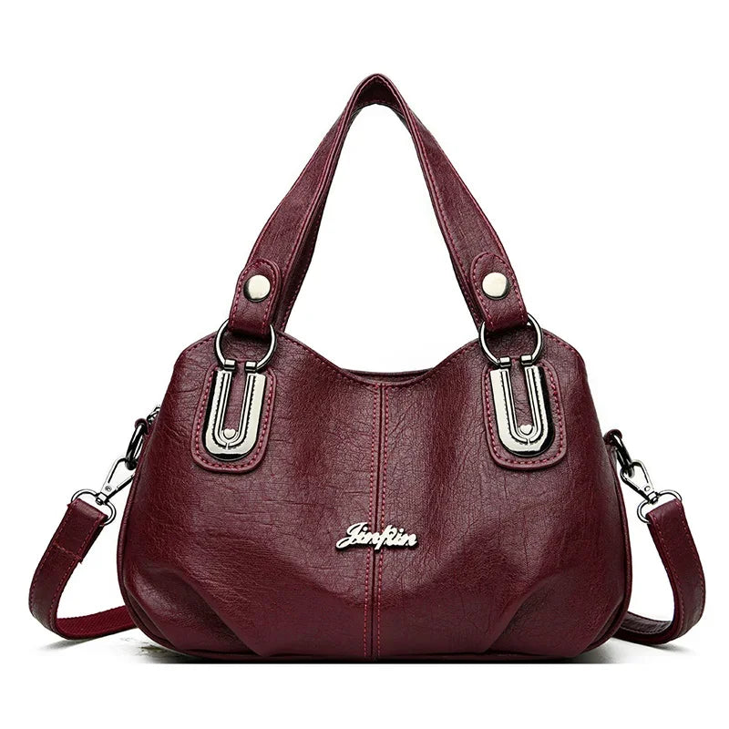 High Quality Soft Leather Ladies Shoulder Crossbody Bags