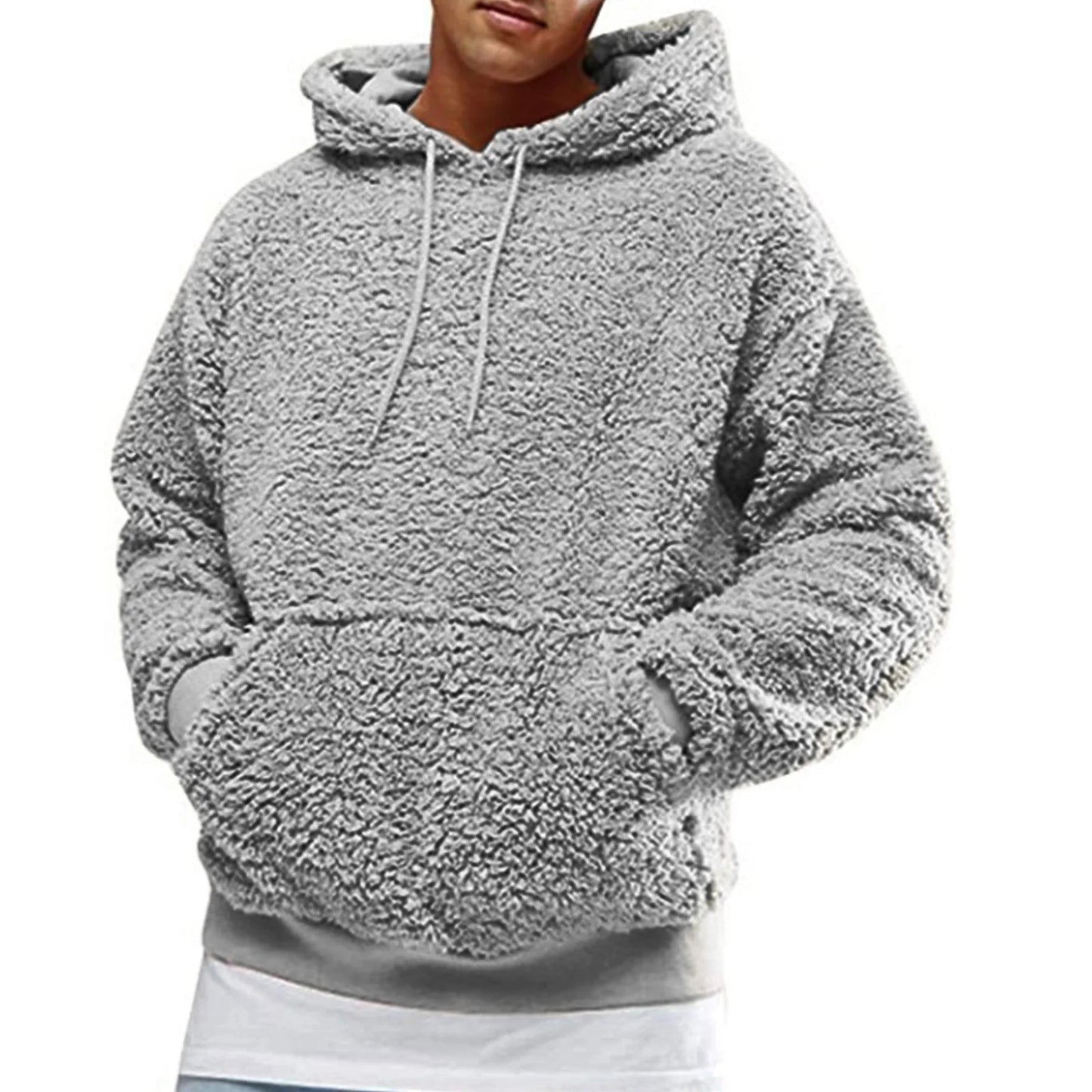 Herbst Winter Herren Sherpa Hoodie