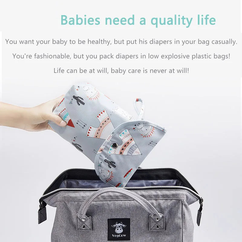 Baby Organizer Reusable Waterproof Wet/Dry Cloth