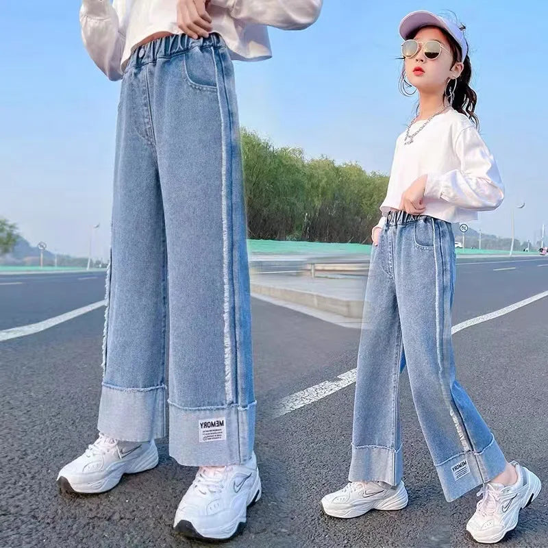 Autumn New Children Girls Pants