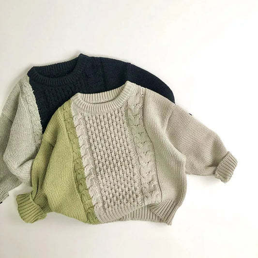 Autumn New Children Long Sleeve Knit Sweater