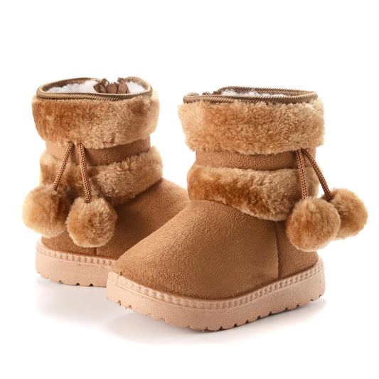 New Girls Winter Comfortable Thick Warm Boots
