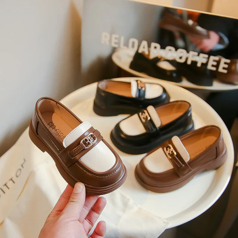Children Patchwork Elegant Slip-on Shoe