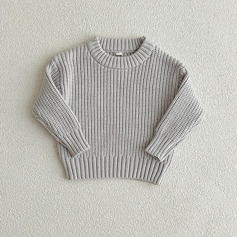 Kids Cotton Soft Winter Long Sleeve Pullover Tops