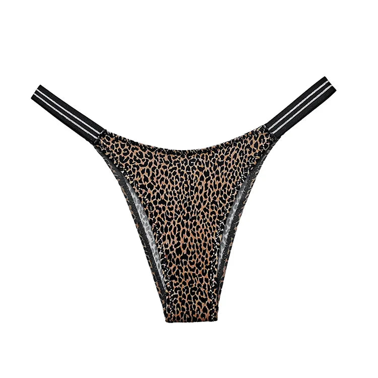 New Fitness exercise hip lift high fork bikini panties