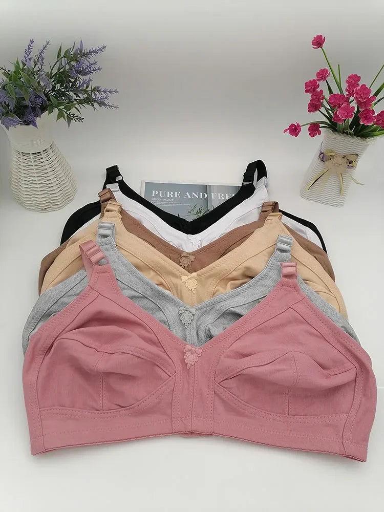 Women 38C-50F Deep V Bralette Lace Bra