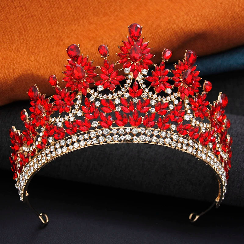 New Crown Royal Queen Tiaras and Crowns Wedding Hair Jewelry