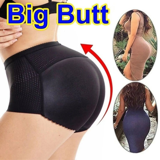 Women Push Up Sponge Padded Butt Lifter Bottom Underwear