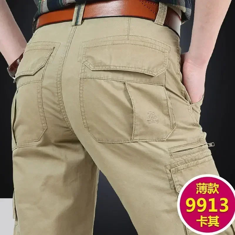 Man Cargo Overalls Sweat Jogging Pants