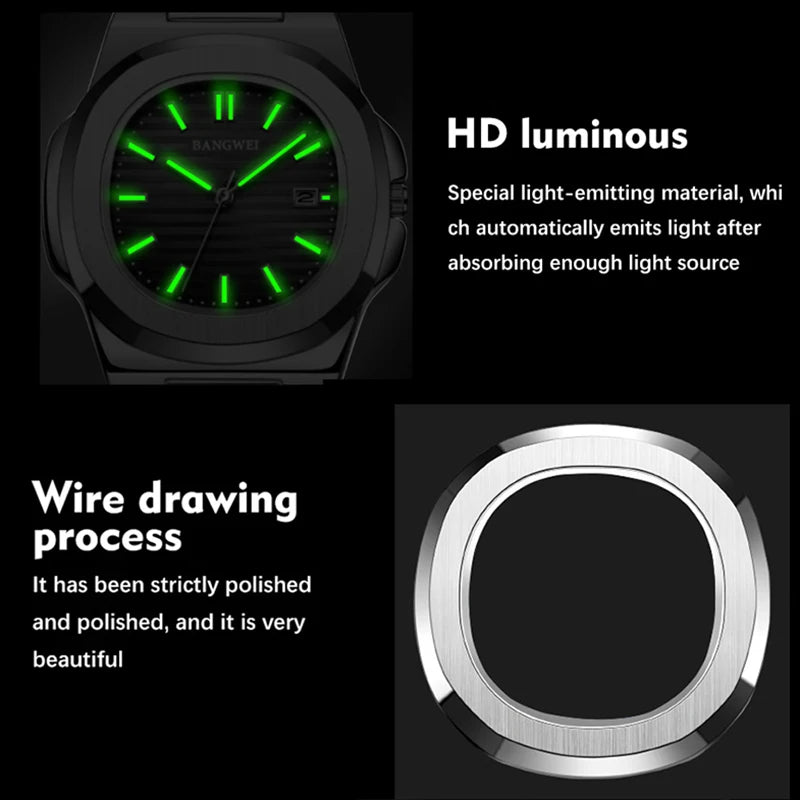 New LIGE Luxury Watch