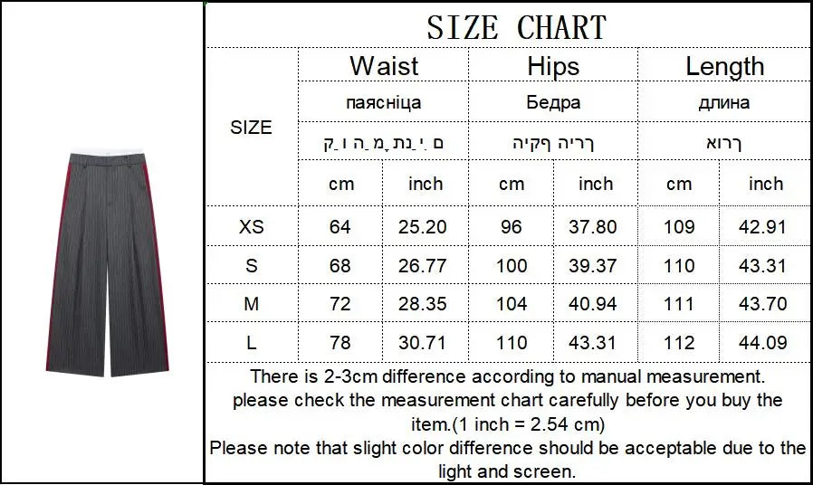 TRAF 2024 Herbst Damen Hose mit weitem Bein