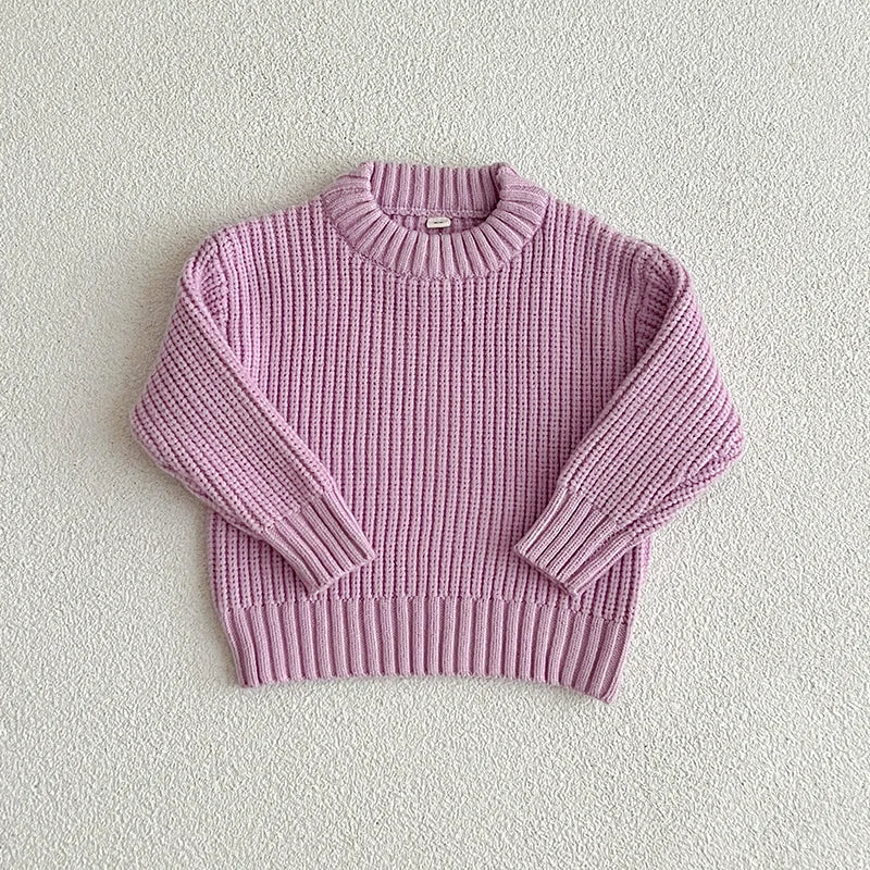 Kids Cotton Soft Winter Long Sleeve Pullover Tops