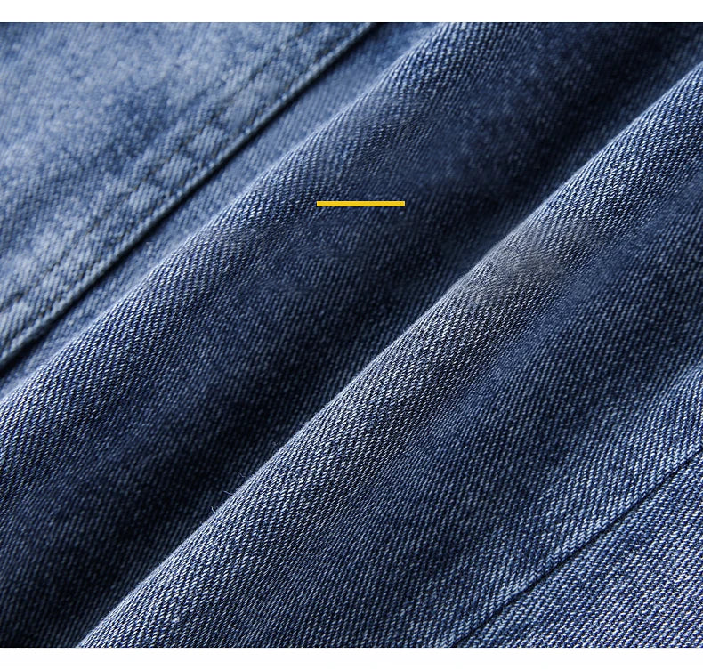 Denim Shorts for Men's Cargo Pants Baggy Bermuda Jeans Male Beach Pants