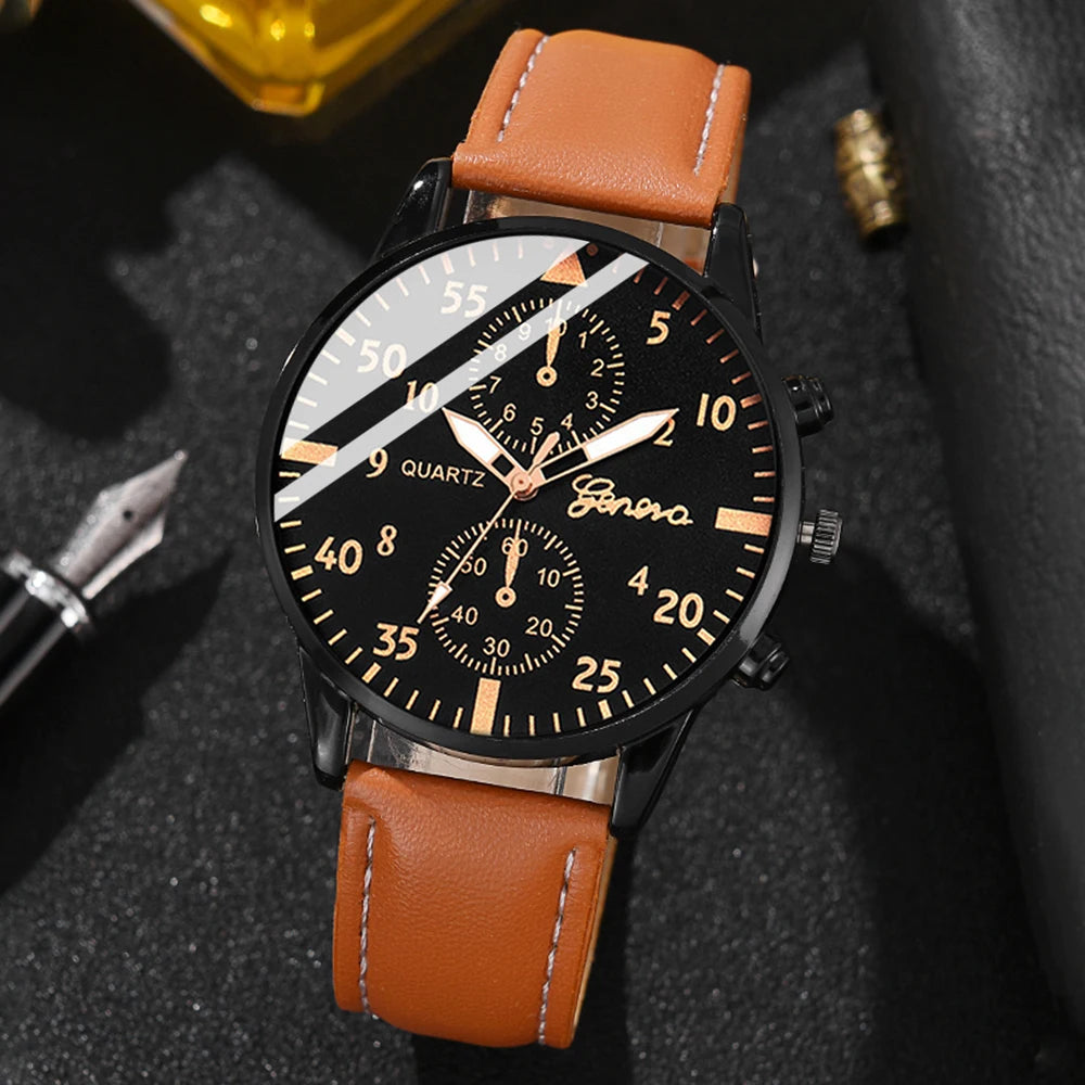 Herren Sport Business Quarz Armbanduhr