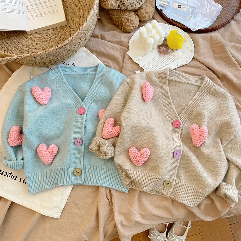 Children's Love Decorated Sweater
