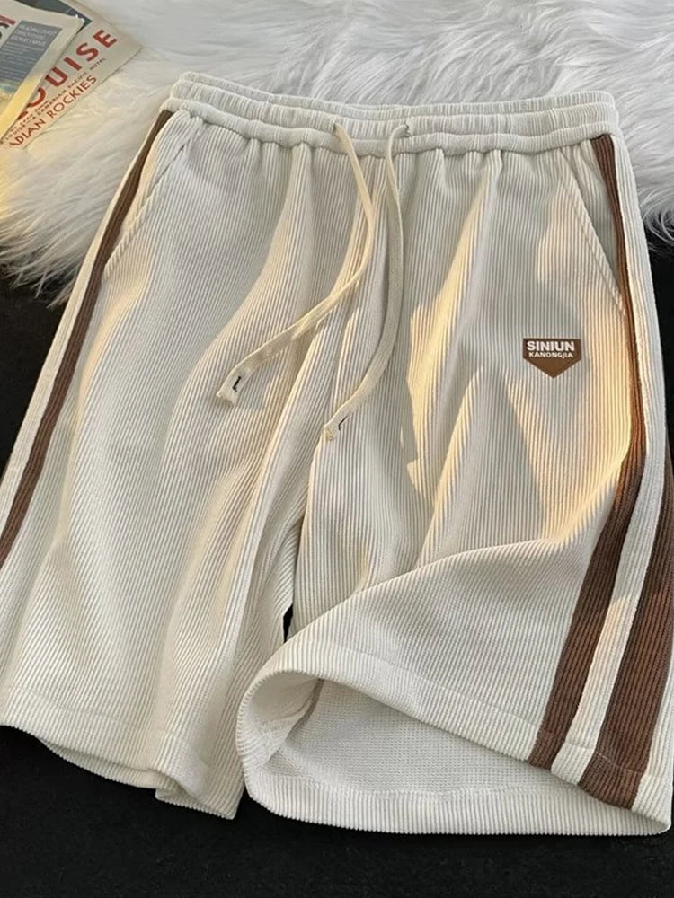 Männer Amerikanische Retro Lose Gerade Kurze Hosen