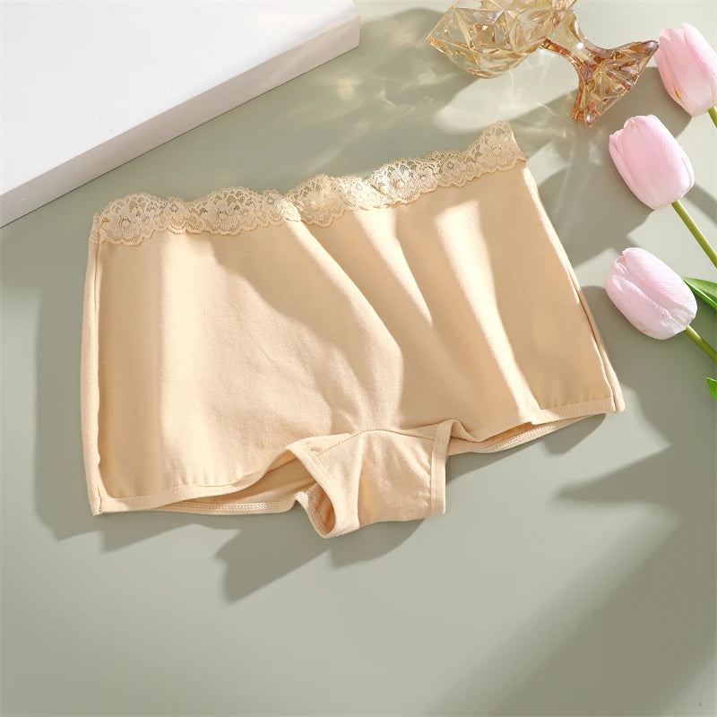 Women Sexy Lace Safety Short Panties