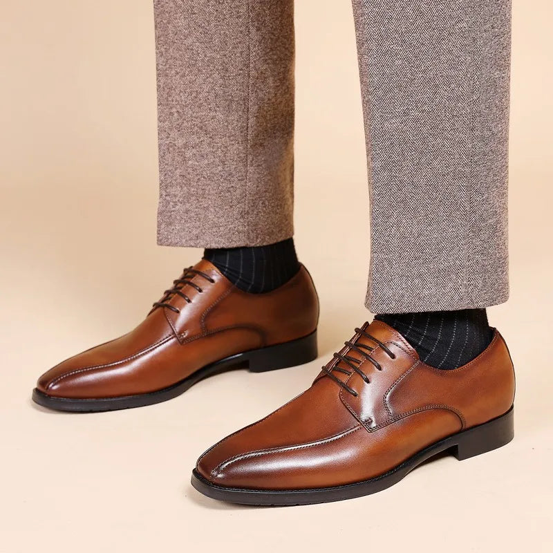 Italian Men Autumn Polished Elegant Social Shoes