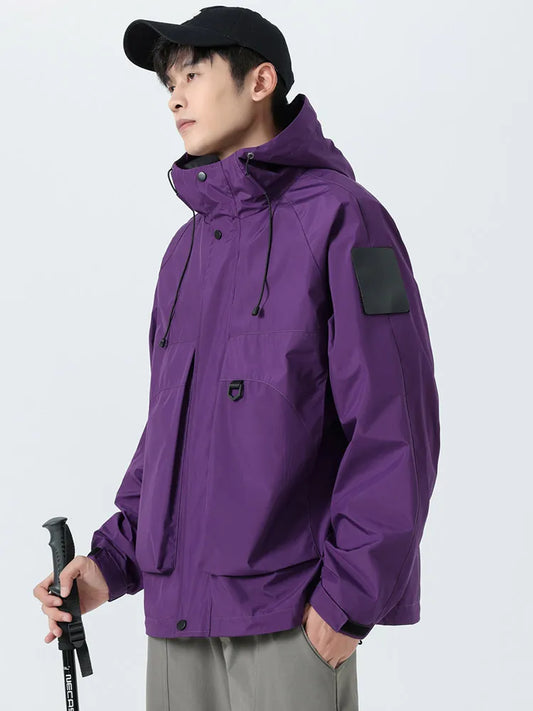Neu Plus Größe Herren Windjacken Casual JackeXL