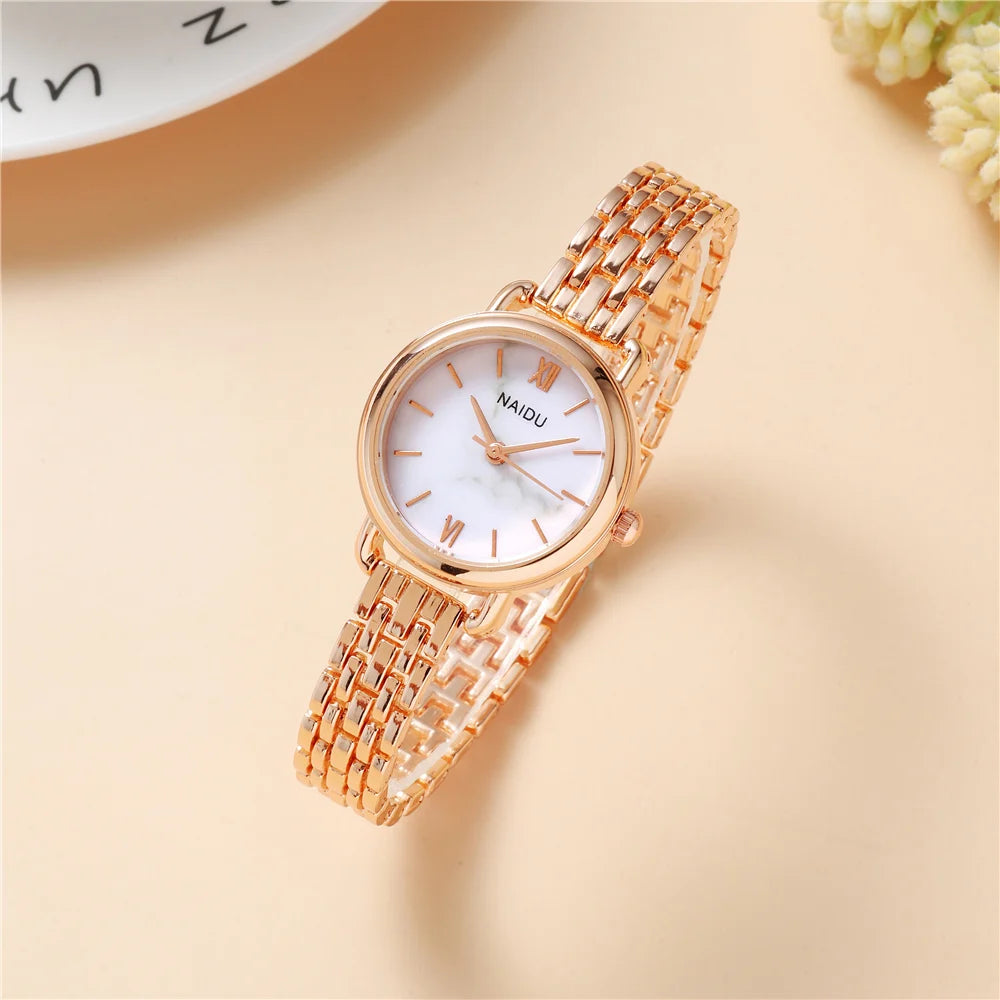 New fashion Marble grain dial quartz wrist watch