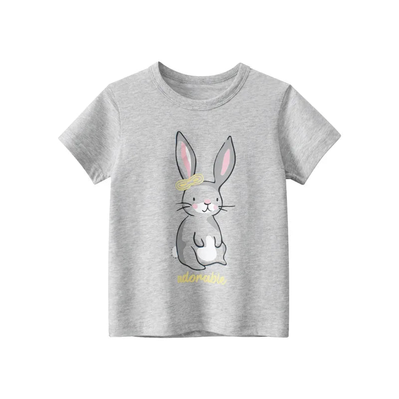 Sommer 2-8 Jahre Kinder Mädchen Shorts Ärmel T-shirts