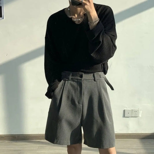 Männer Sommer Korean Chic Wide Bein Hose