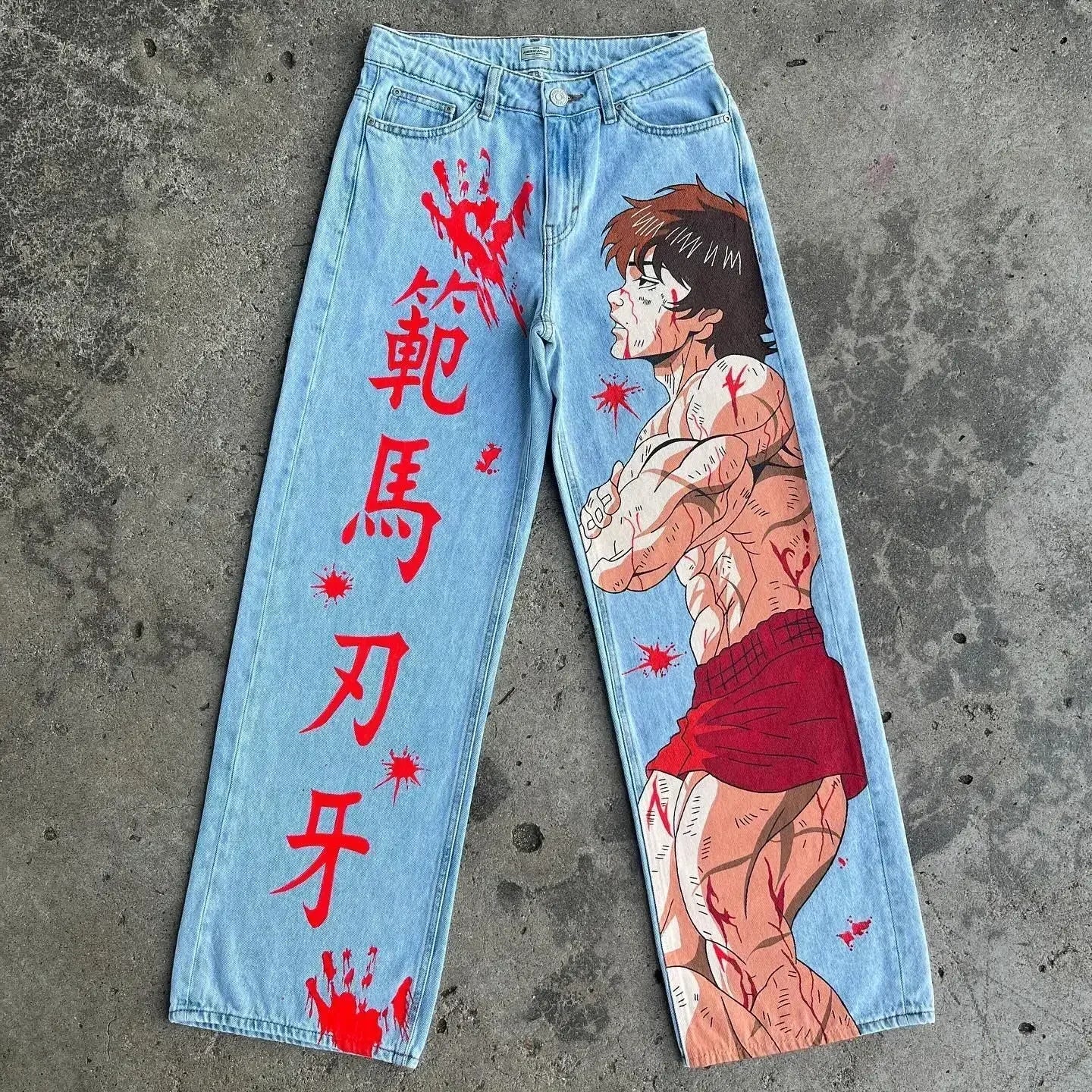 Herren Streetwear Vintage Pärchenhose