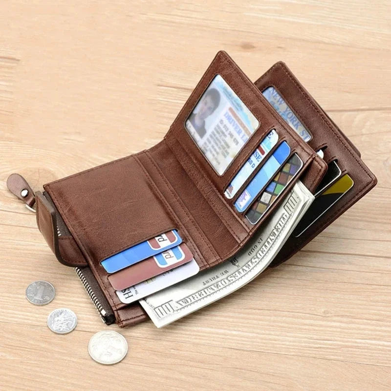 Luxuriöser kurzer RFID-Kartenhalter für Herren