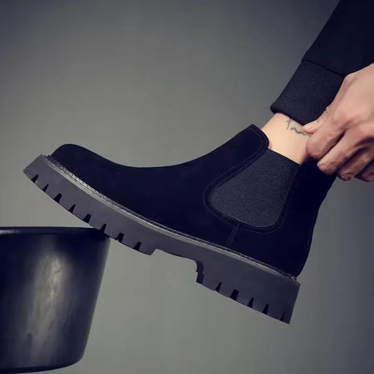 Autumn winter handsome ankle botas