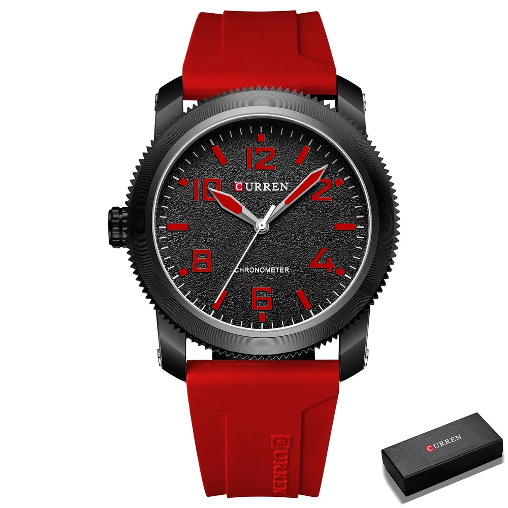 Men Left Hand Design Quartz Wristwatches