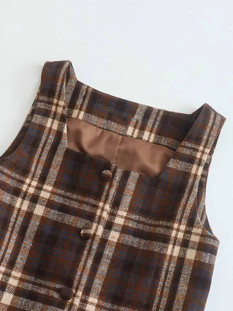 Autumn winter retro sweet loose petite dress
