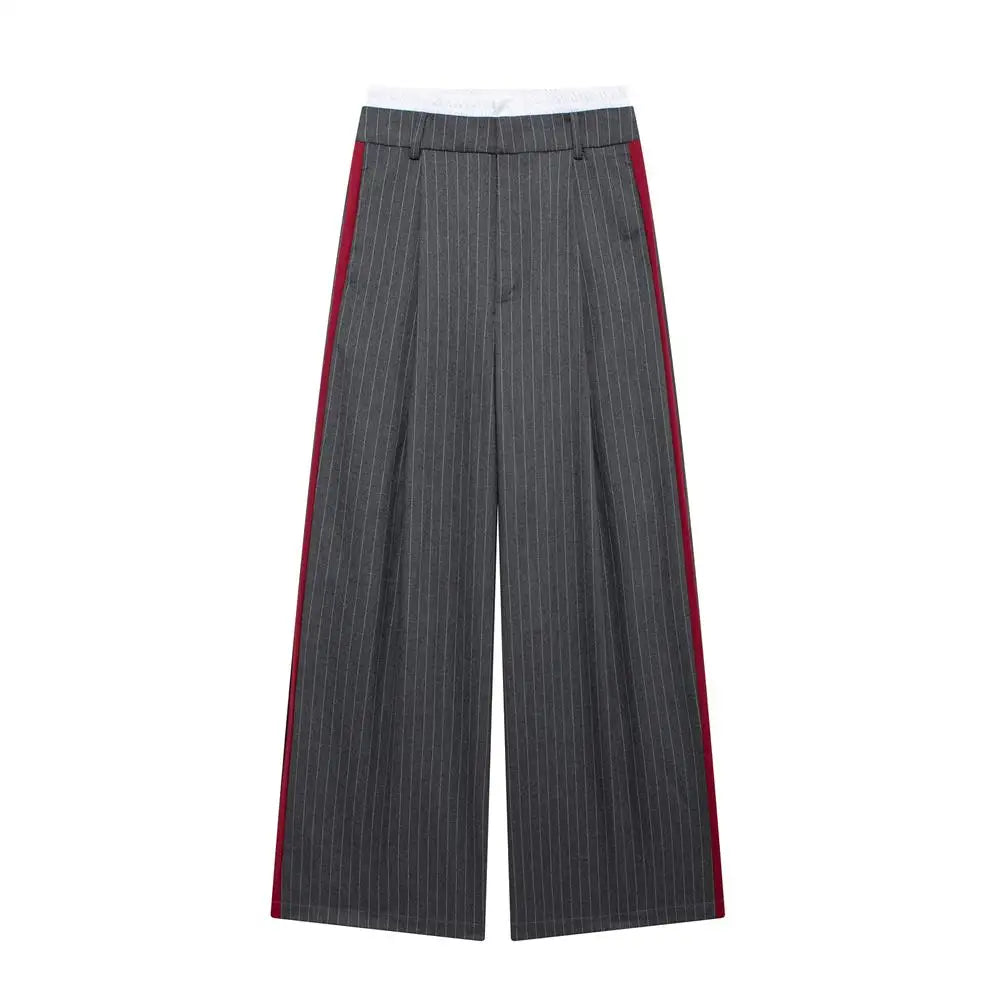 TRAF 2024 Herbst Damen Hose mit weitem Bein